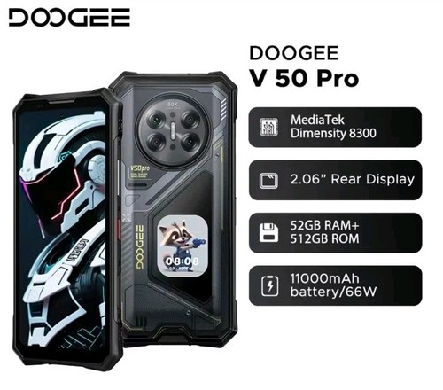 Doogee v50 pro smartphone - v50, 5g