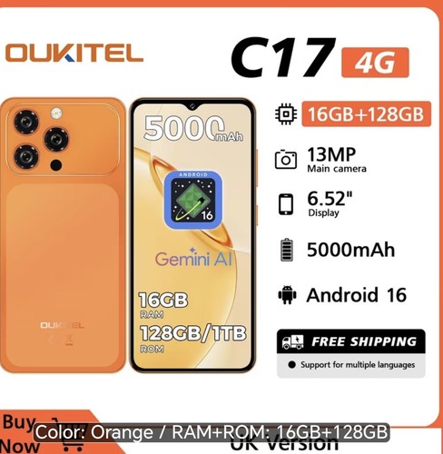 Smartphone oukitel c17 52 - smartphone,